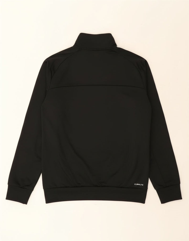 Мужская спортивная куртка Adidas UK 36/38, маленький черный полиэстер
