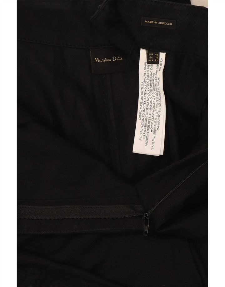 Женские шорты-карго Massimo Dutti EU 42, большие W32, черный хлопок