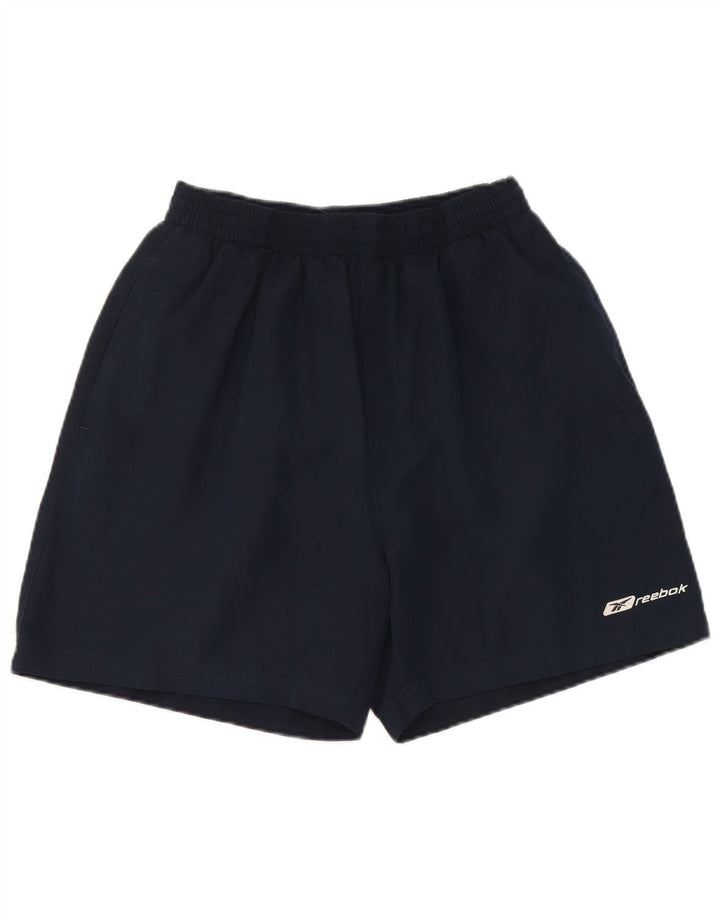 Мужские спортивные шорты Reebok, средние, темно-синие