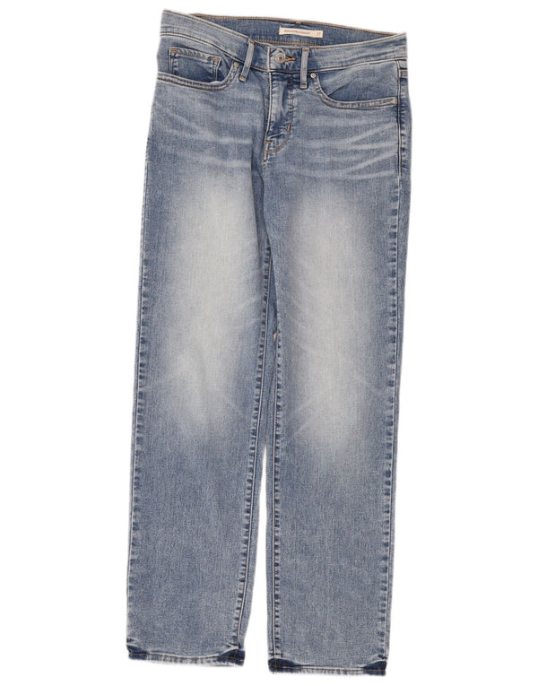 Женские прямые джинсы Levi's 314 Shaping W27 L30, синий хлопок