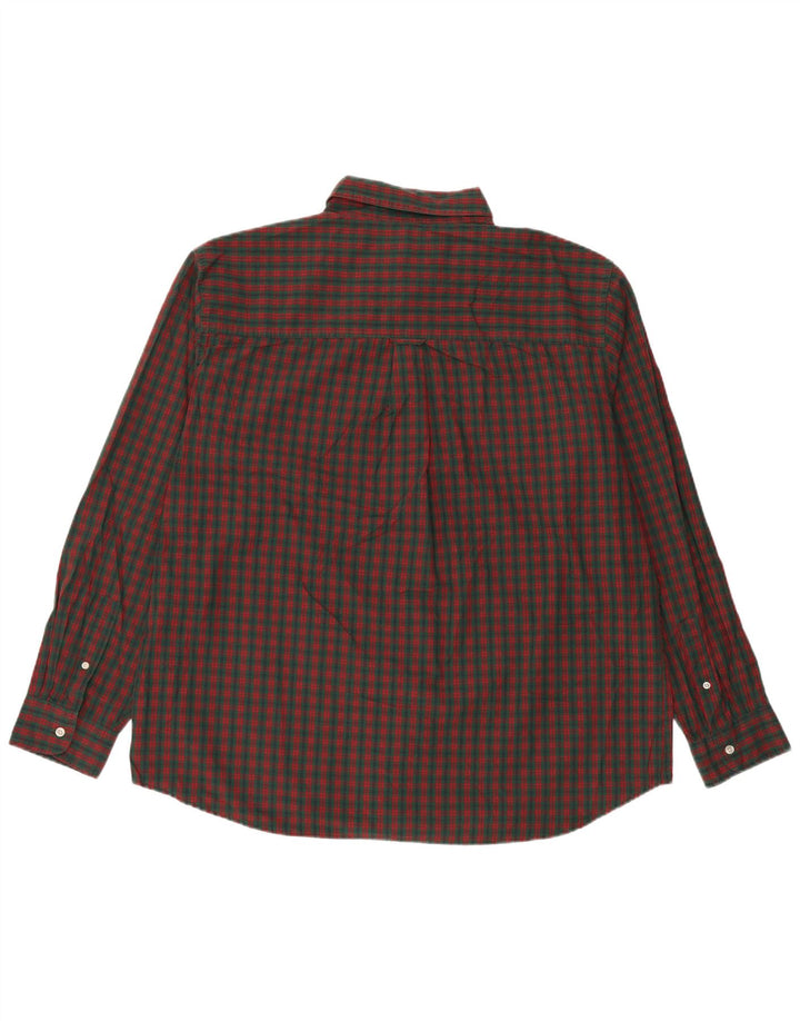 Мужская рубашка Chaps 2XL, зеленая клетка, хлопок