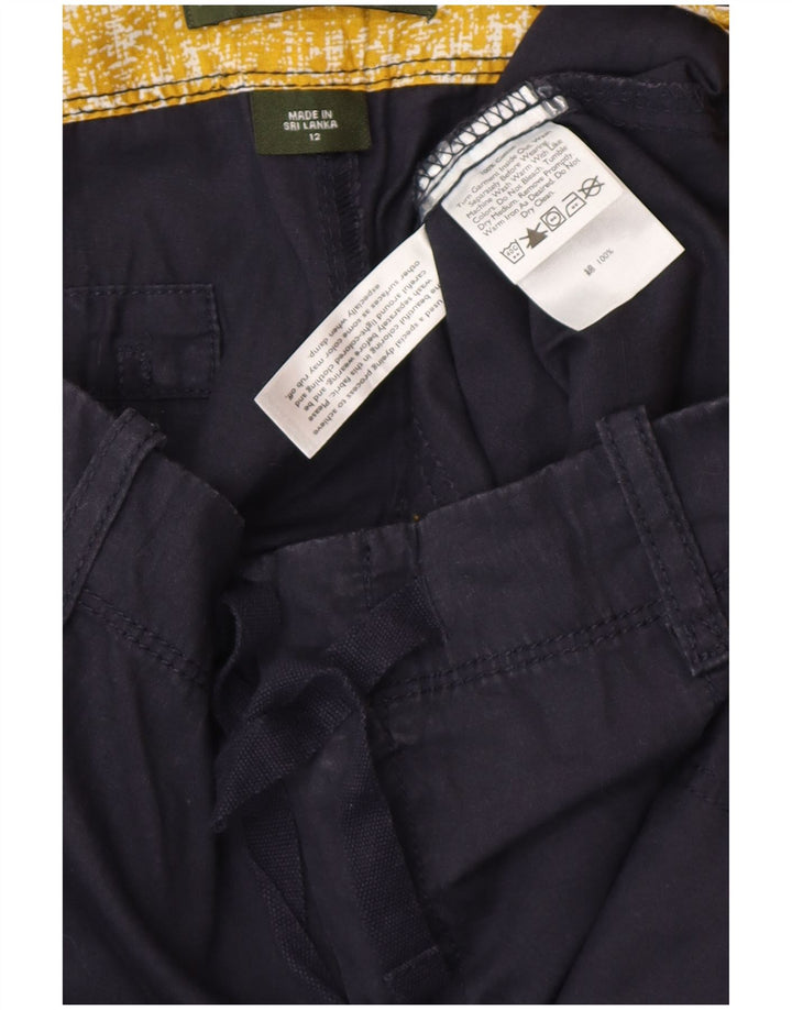 Женские шорты карго EDDIE BAUER US 12, большие размеры W38, темно-синие, хлопок