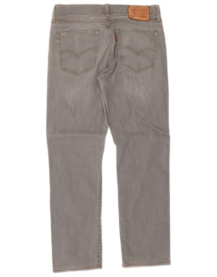 Мужские джинсы Levi's 511 Slim W31 L27 Серые хлопковые