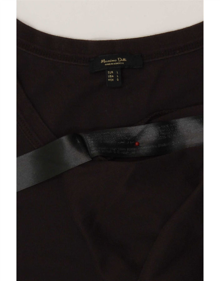 Женский жилет Massimo Dutti UK 14, большой черный хлопок