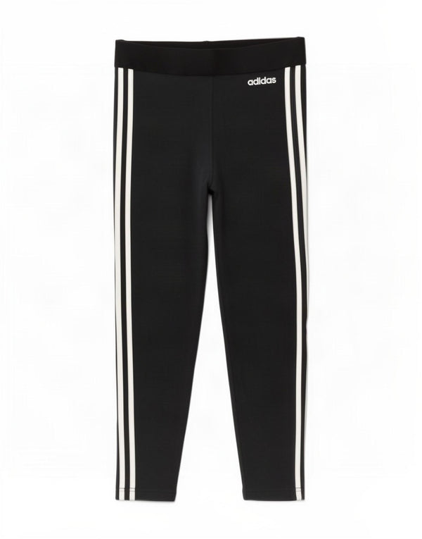 Женские леггинсы Adidas UK 12/14, средний черный хлопок, черный