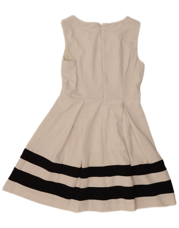 Женское платье А-силуэта без рукавов CALVIN KLEIN, США, 10 шт., большие белые полоски