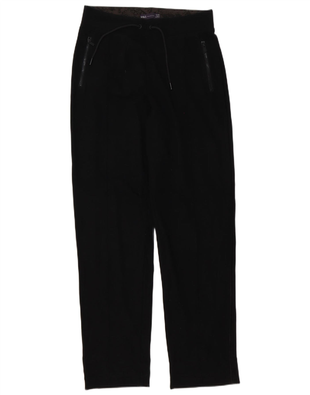 Женские спортивные брюки Marks & Spencer UK 10, маленькие, черные, хлопковые