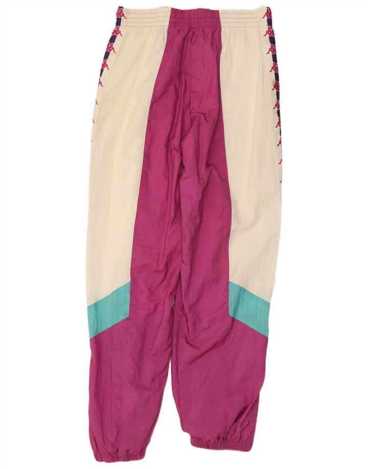 KAPPA Мужские спортивные брюки с графическим рисунком, джоггеры, большие розовые цветные блоки