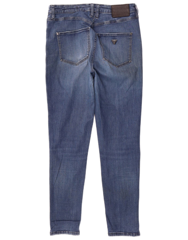 Женские джинсы скинни Guess W31 L27, синий хлопок