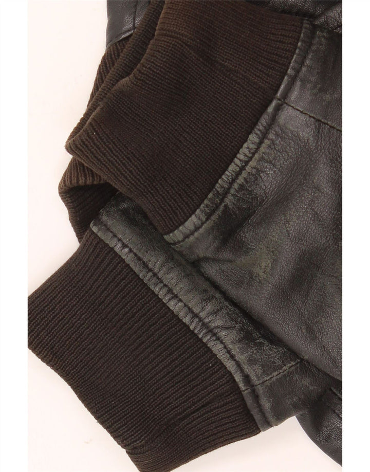 Мужская кожаная куртка Zen IT 54 XL Черная кожа