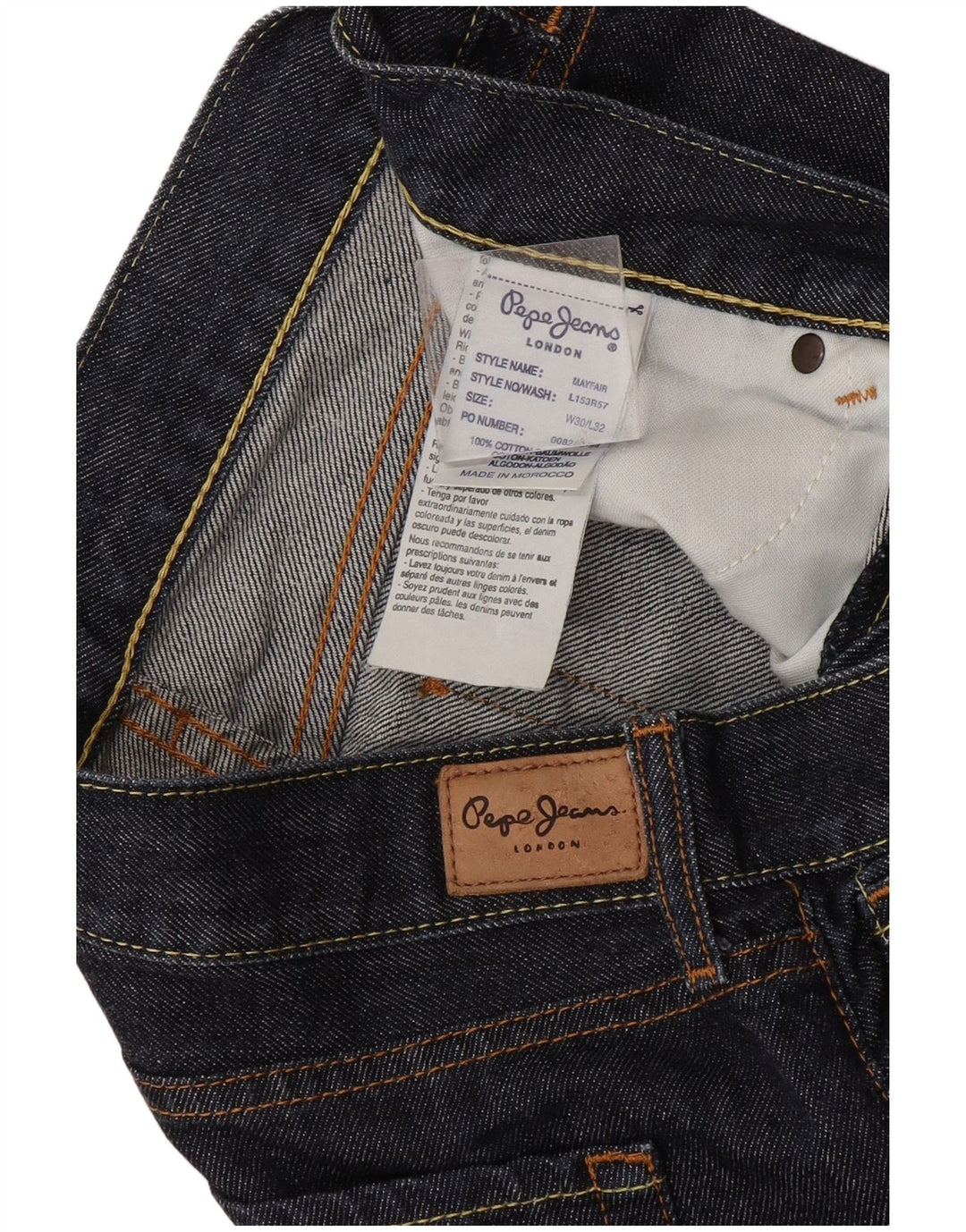 PEPE Jeans Женские джинсы Bootcut W30 L32 Темно-синие, хлопок