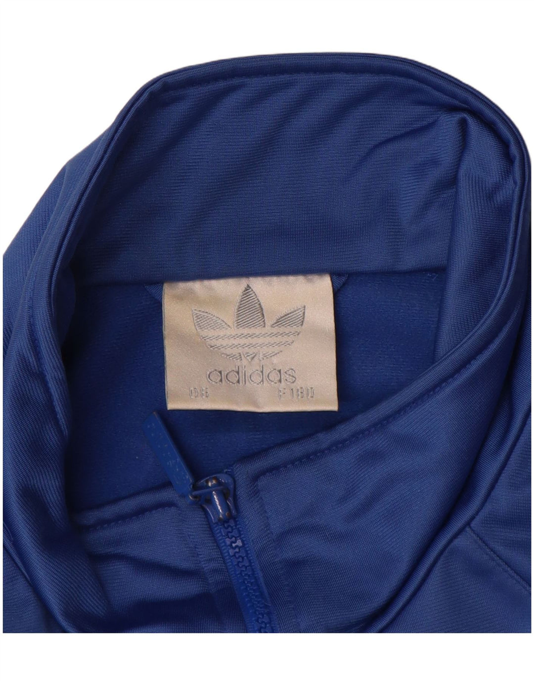 Мужская спортивная куртка Adidas UK 40/42, средний синий полиэстер с цветными блоками