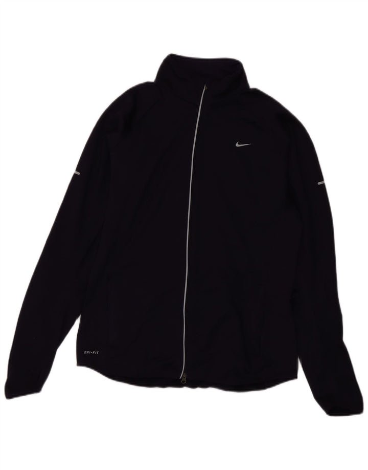 Женская спортивная куртка NIKE Dri Fit UK 14, большой фиолетовый полиэстер