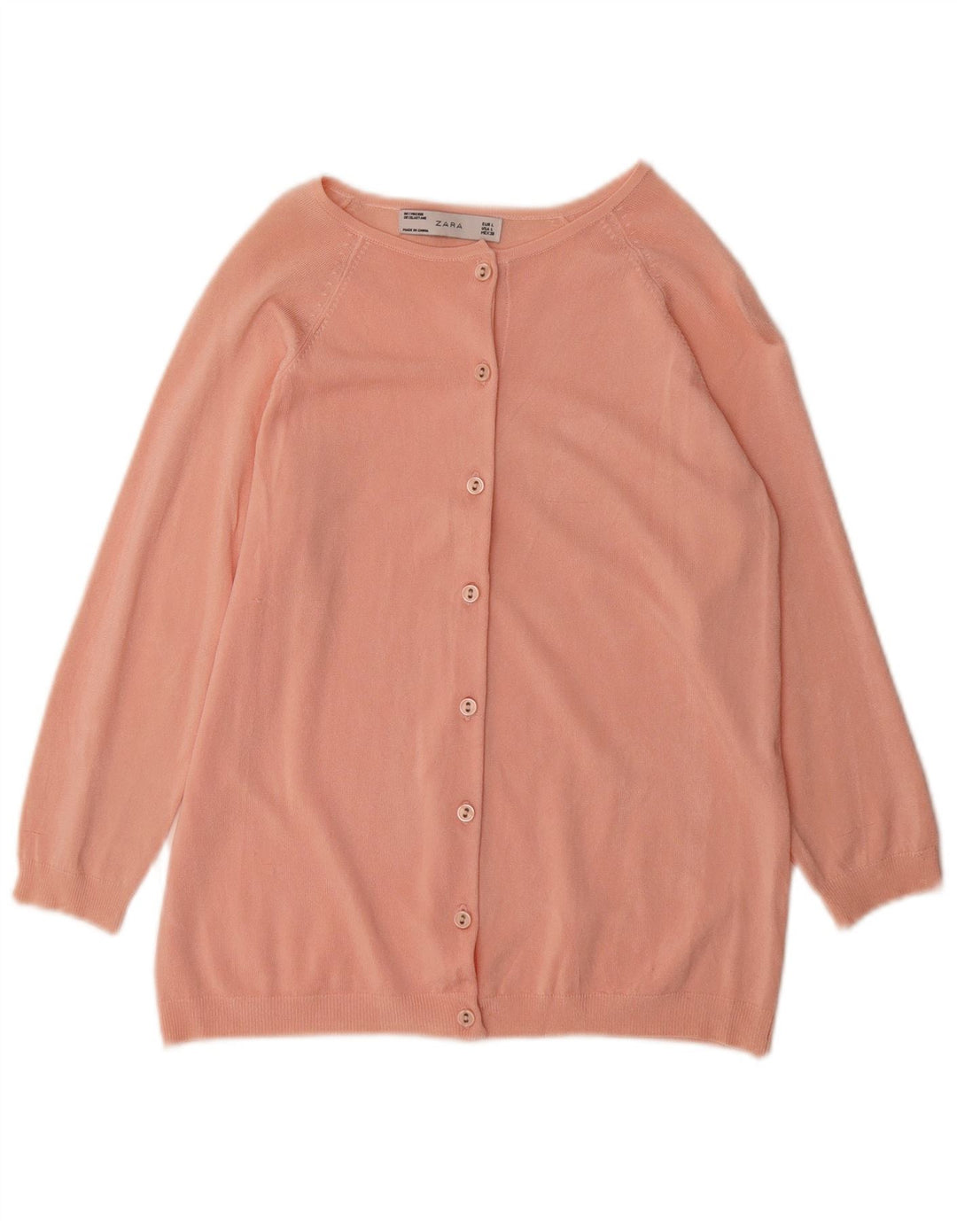 Женский кардиган Zara UK 16, большой розовый