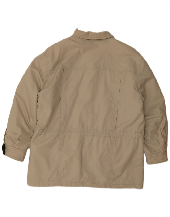 Delmod Женская куртка-ветровка оверсайз EU 46 XL Бежевый хлопок