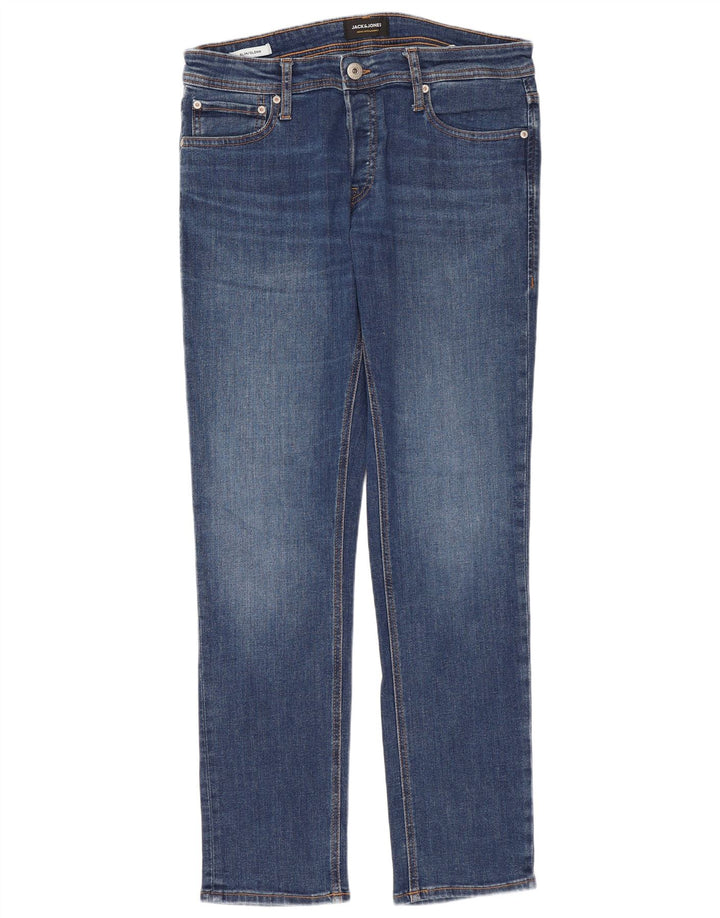 Мужские зауженные джинсы JACK & JONES GLENN W32 L30, синий хлопок