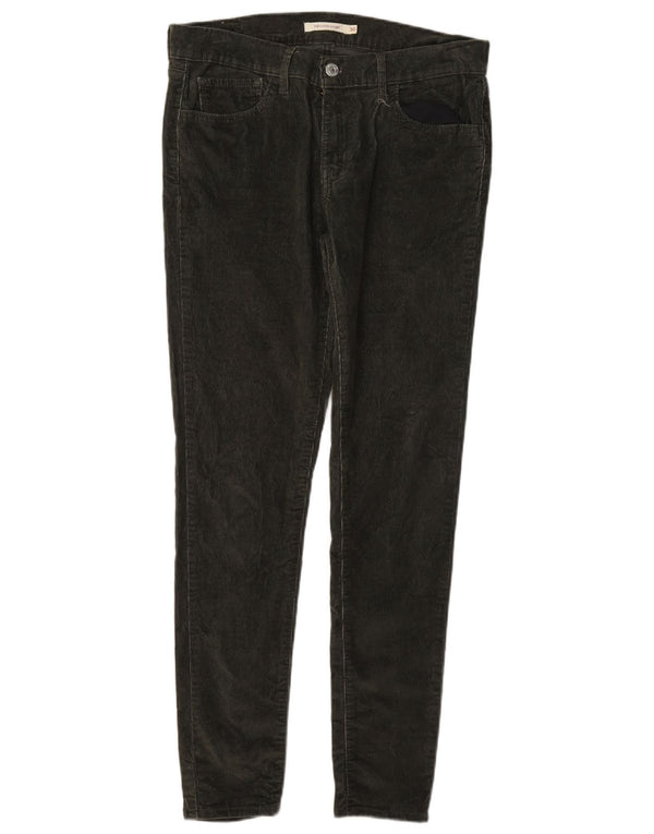 Женские вельветовые брюки Levi's 710 Super Skinny W30 L30 цвета хаки, хлопок