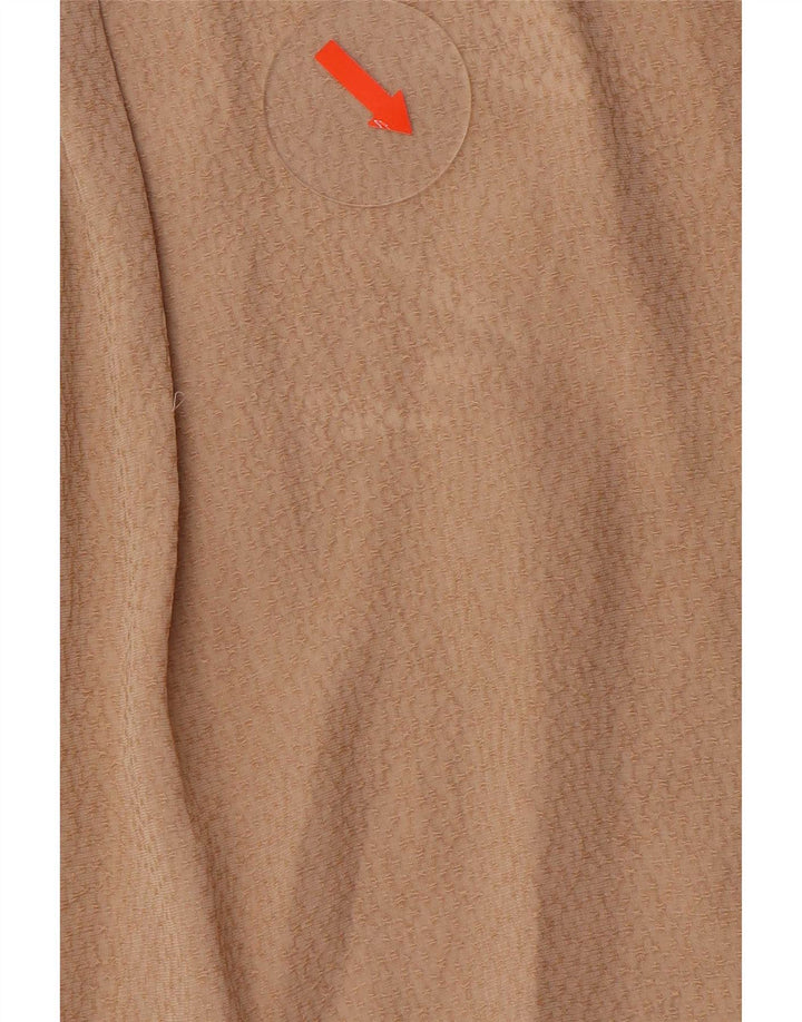 Женская блузка Zara Top UK 14, средний бежевый