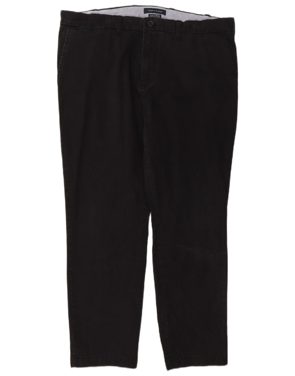 Мужские брюки-чиносы Tommy Hilfiger Slim Fit W38 L30, черный хлопок