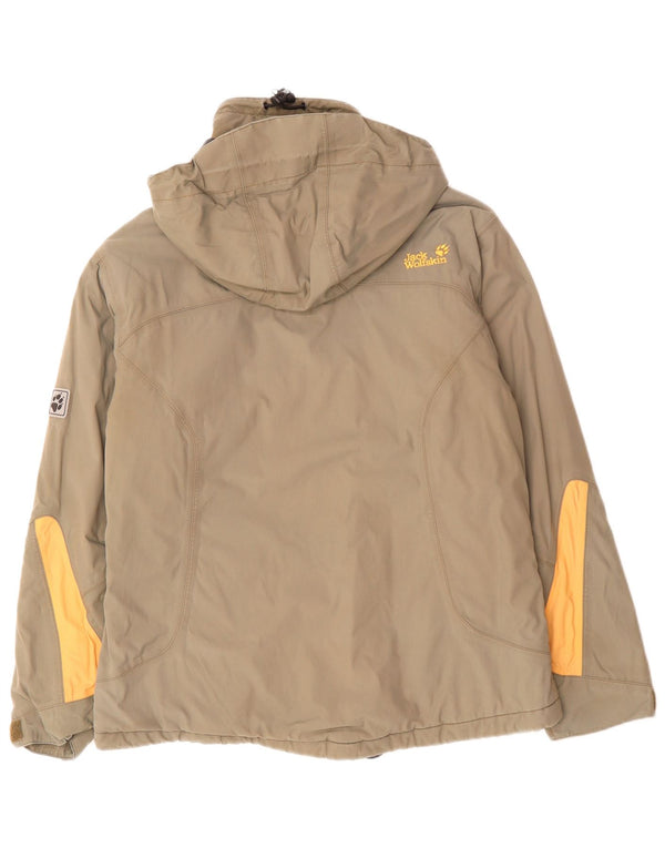 JACK WOLFSKIN Женская ветровка UK 12 Medium Beige Colourblock
