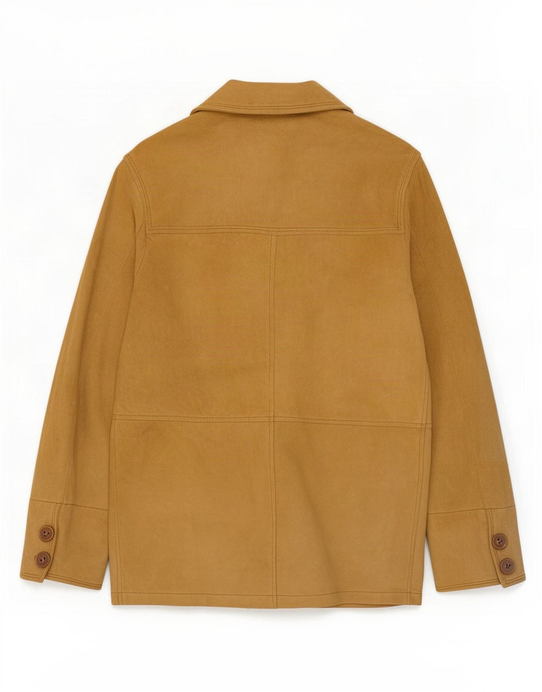 Винтажная женская замшевая куртка IT 42 Medium Beige Leather