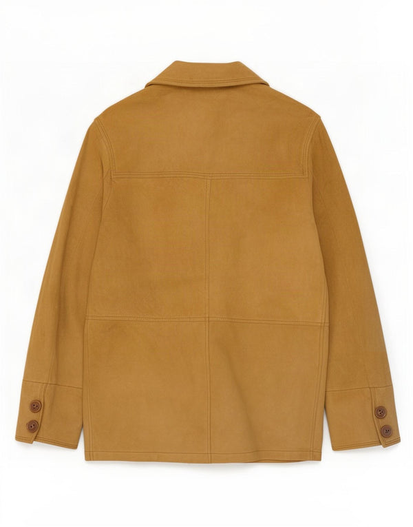 Винтажная женская замшевая куртка IT 42 Medium Beige Leather