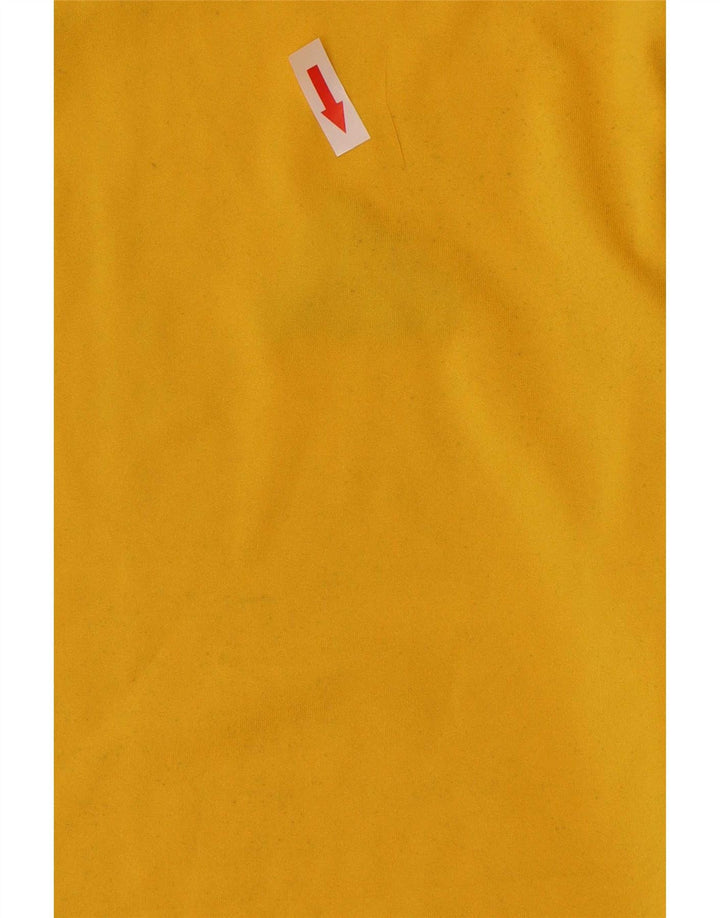 Мужская футболка Adidas Climalite Top Medium Yellow Colorblock