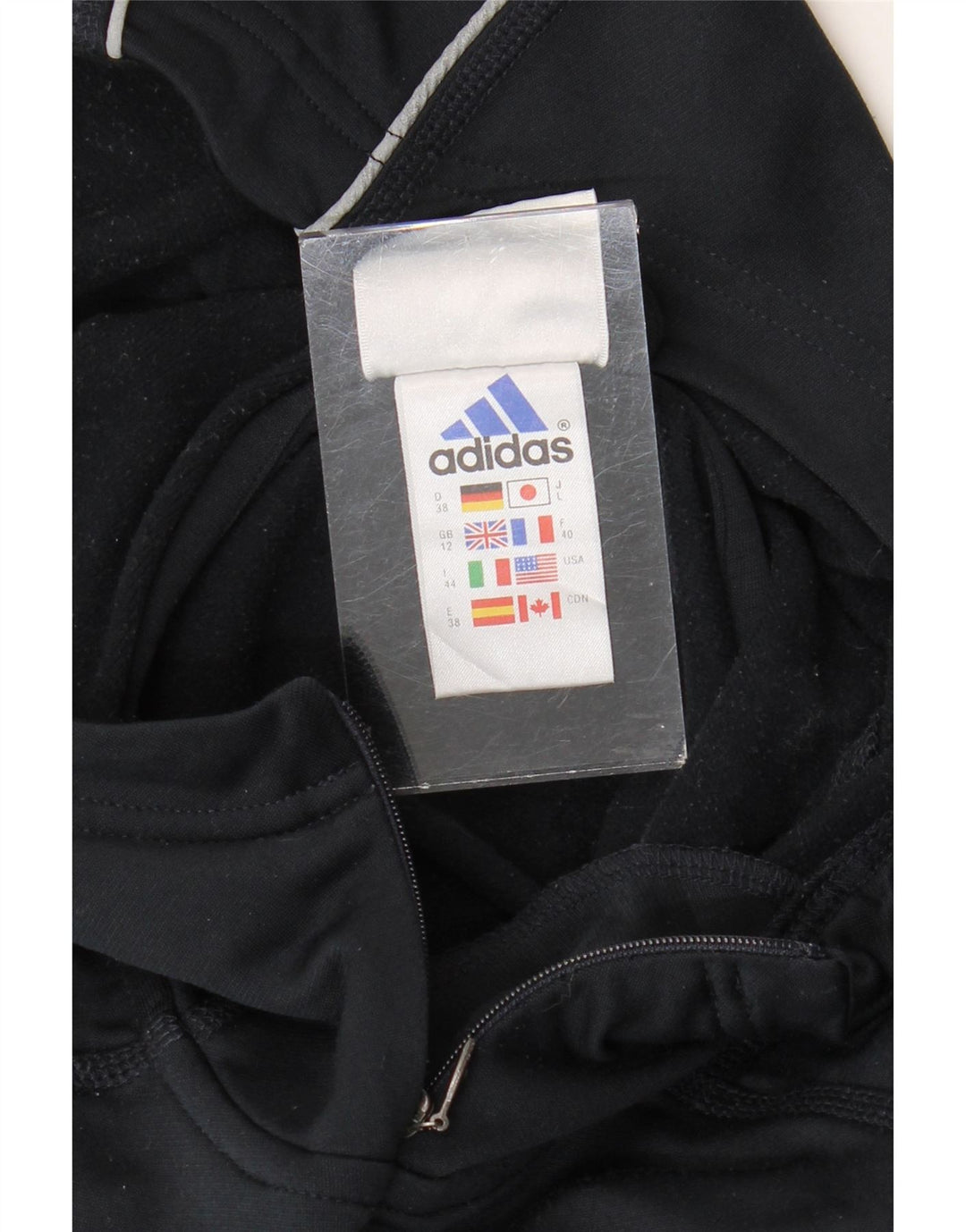 Женский джемпер с капюшоном ADIDAS Climawarm UK 12, средний, темно-синий