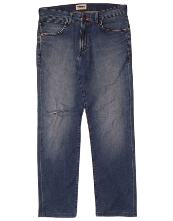 Мужские прямые джинсы Wrangler W32 L30 синие