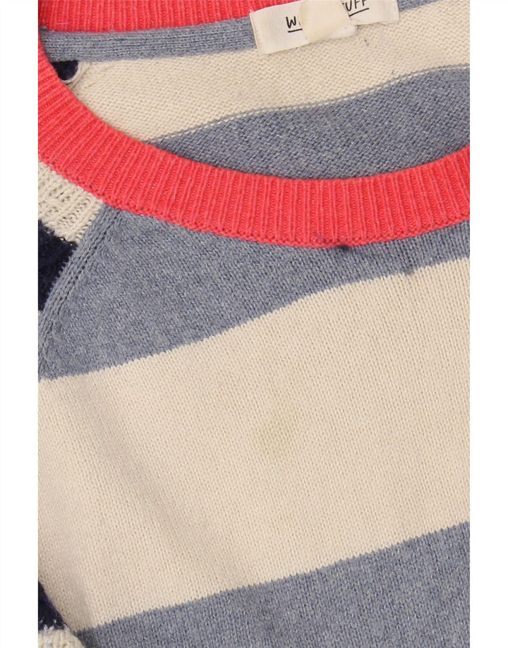 Женский джемпер с вырезом «лодочка» WHITE STUFF UK 12, средний разноцветный