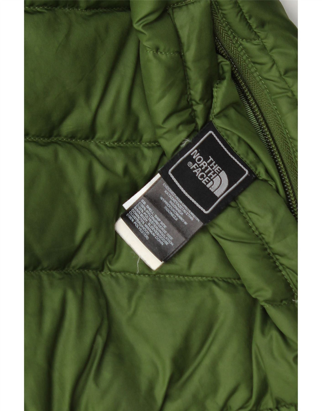 Двусторонняя куртка с капюшоном для мальчиков The North Face, 10–11 лет, средний зеленый цвет