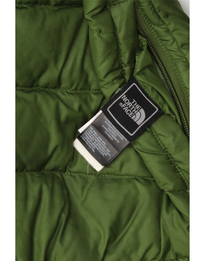 Двусторонняя куртка с капюшоном для мальчиков The North Face, 10–11 лет, средний зеленый цвет