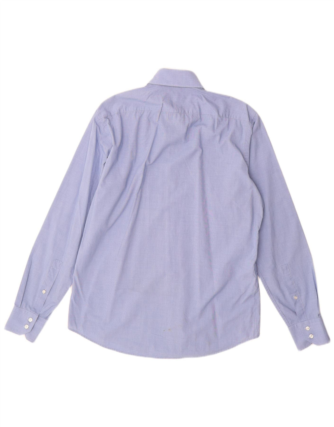 Мужская рубашка обычного кроя Hugo Boss, размер 39 15 1/2, средний синий хлопок