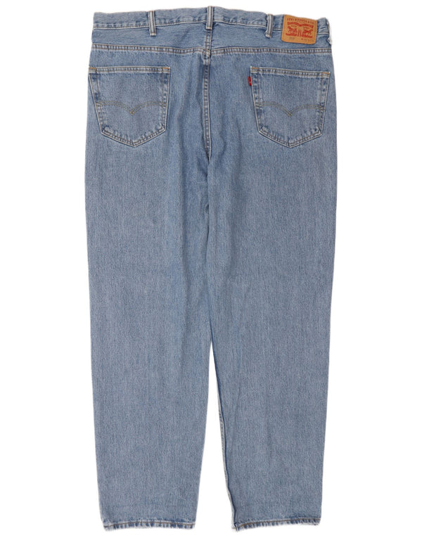Мужские зауженные джинсы свободного кроя Levi's 550 W42 L34 синие, хлопок
