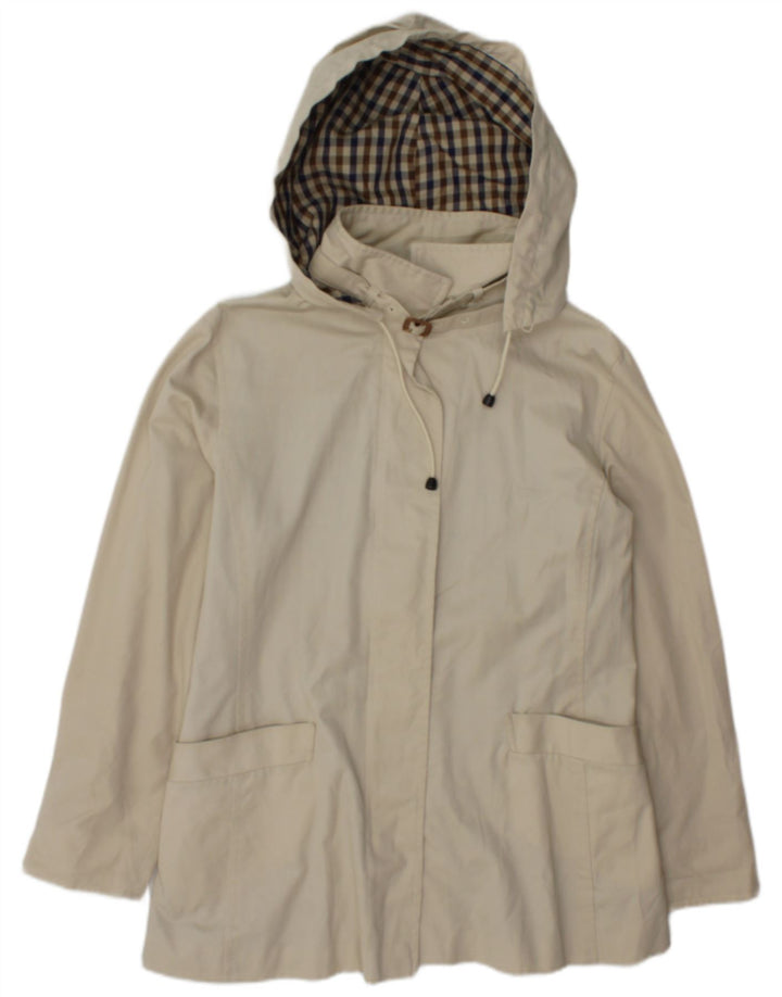 Винтажная женская куртка с капюшоном IT 42 Medium Beige