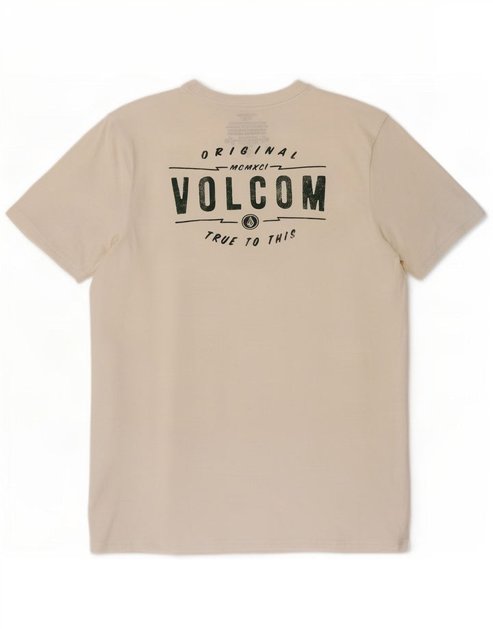Volcom Мужская футболка с рисунком Top XL Белый хлопок