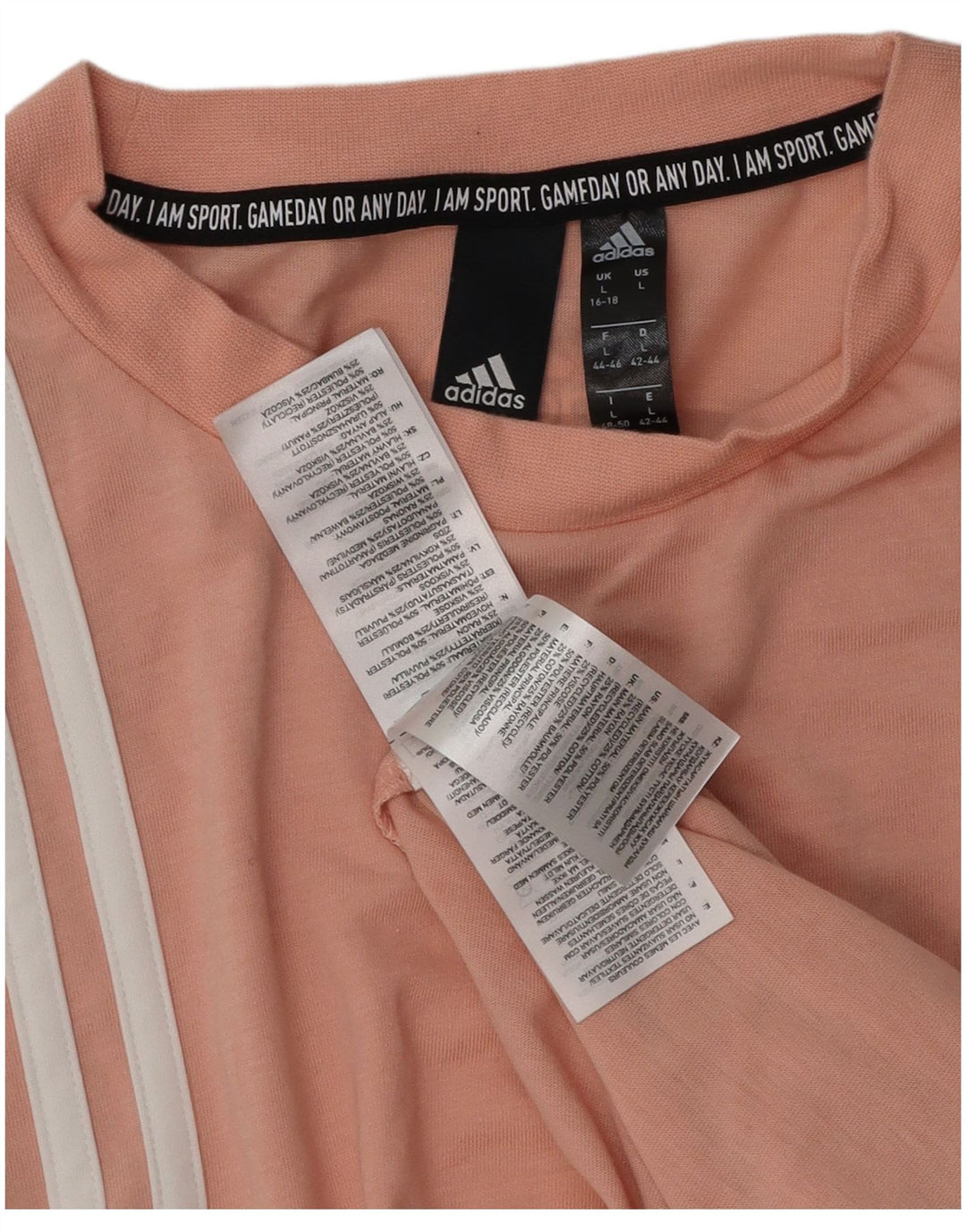 Женский жилет ADIDAS UK 16/18, большой розовый хлопок