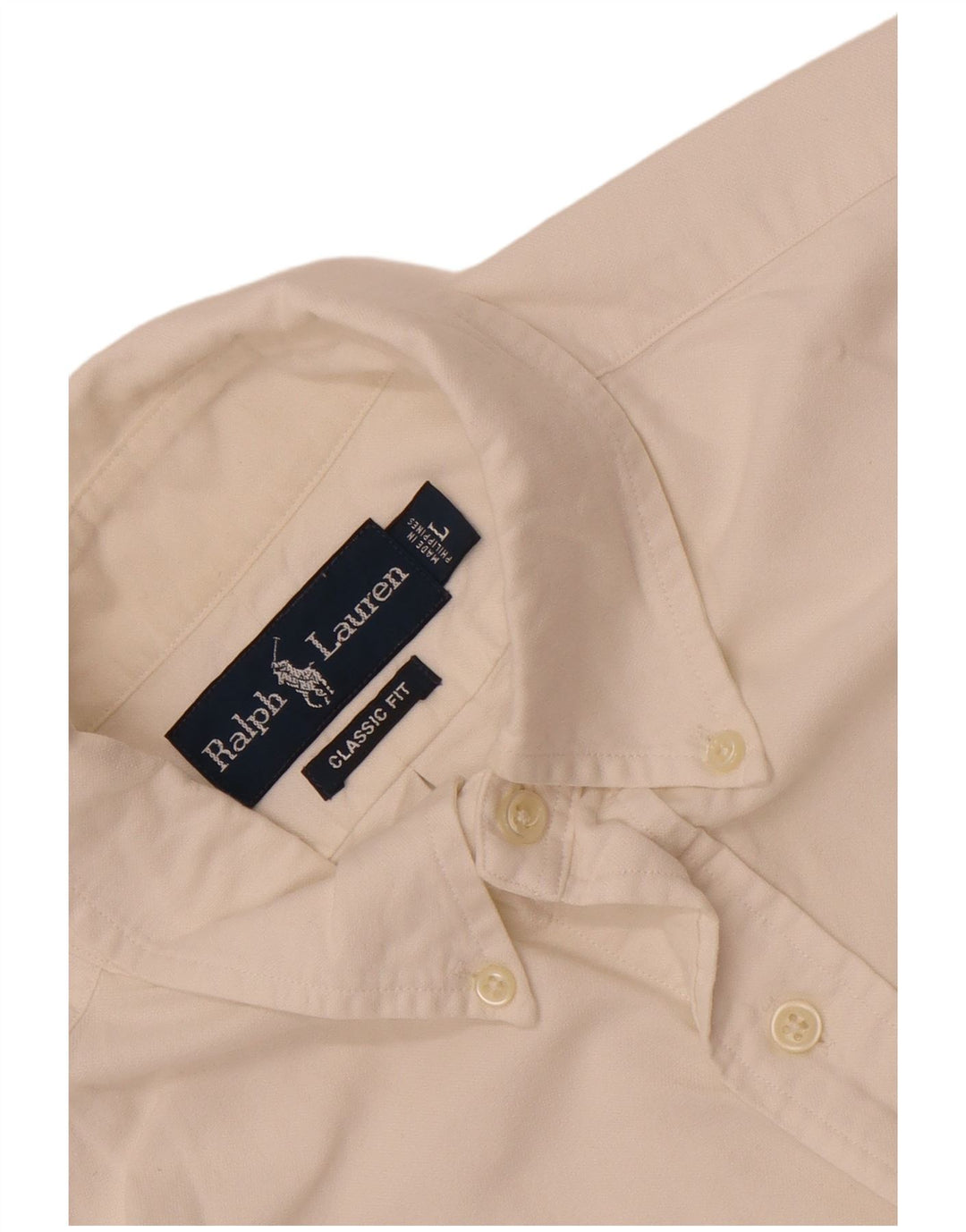 Мужская рубашка классического кроя Ralph Lauren, большая белая