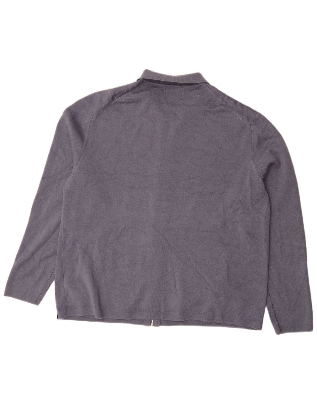 Мужской кардиган-свитер Marks & Spencer XL синий из мериносовой шерсти