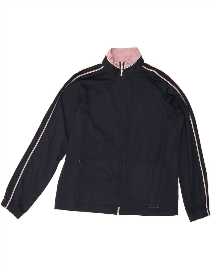 CHAMPION Womens Tracksuit Top Jacket UK 18 XL Navy Blue Vintage Champion and Second-Hand Champion from Messina Hembry 