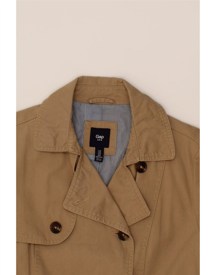 GAP Womens Trench Coat UK 14 Medium Beige Cotton Vintage Gap and Second-Hand Gap from Messina Hembry 