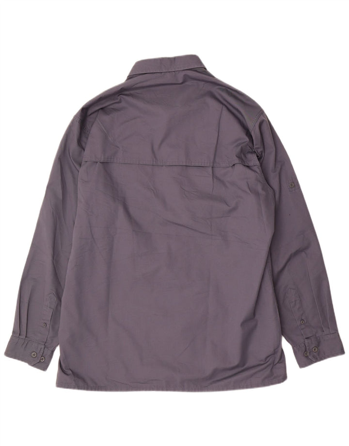 Мужская рубашка Engelbert Strauss 2XL фиолетовая из полиэстера