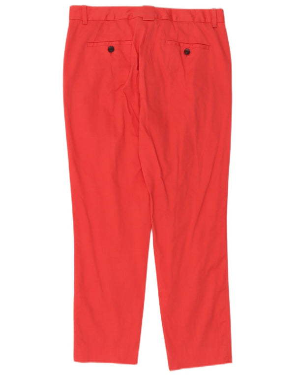 Massimo Dutti Женские узкие брюки чинос EU 38 Small W28 L30 Красный хлопок