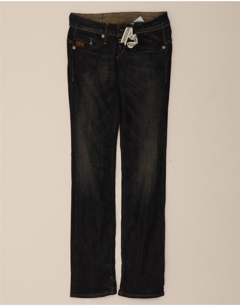 G-STAR Womens Slim Jeans W25 L32 Navy Blue Cotton Vintage G-Star and Second-Hand G-Star from Messina Hembry 