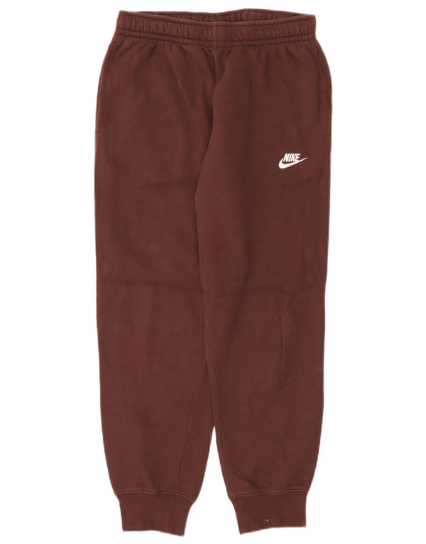 Женские спортивные брюки для бега Nike UK 10, маленькие коричневые хлопковые брюки