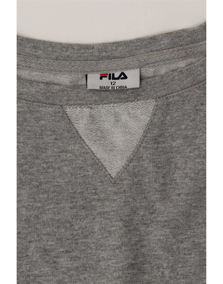 Женский свитер Fila UK 12 Medium Grey Colourblock