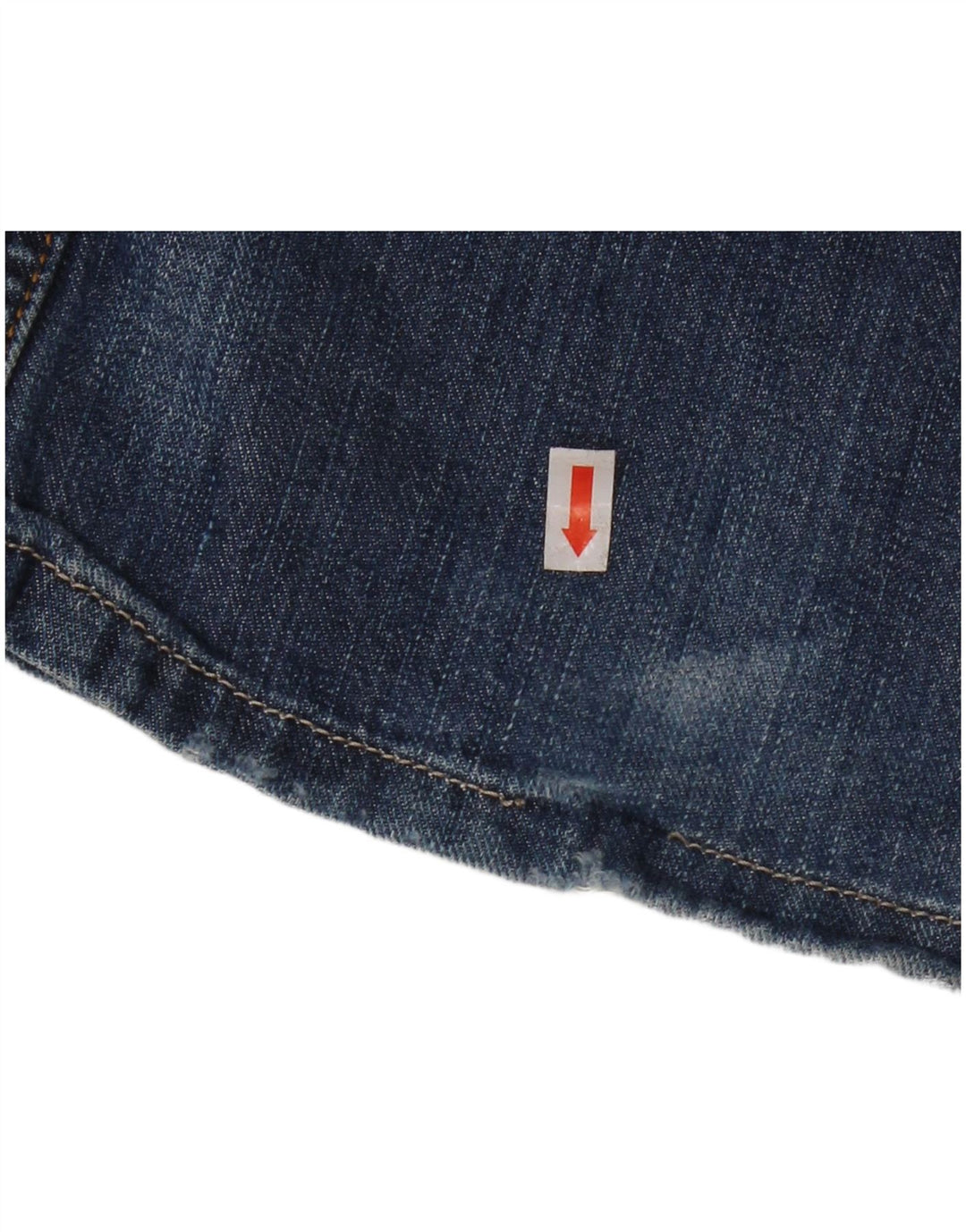 WRANGLER Mens Ace Straight Jeans W34 L30 Blue Cotton