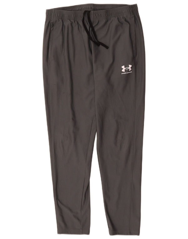 Мужские спортивные брюки Under Armour XL серые из полиэстера