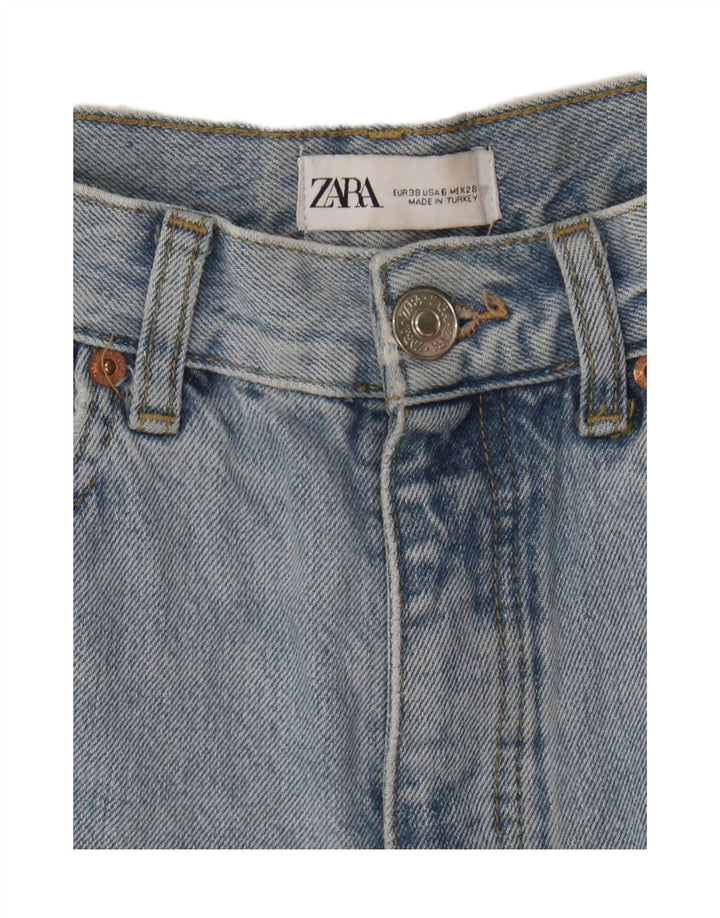 ZARA Womens Capri Jeans EU 38 Small W28 L23 Blue Vintage Zara and Second-Hand Zara from Messina Hembry 