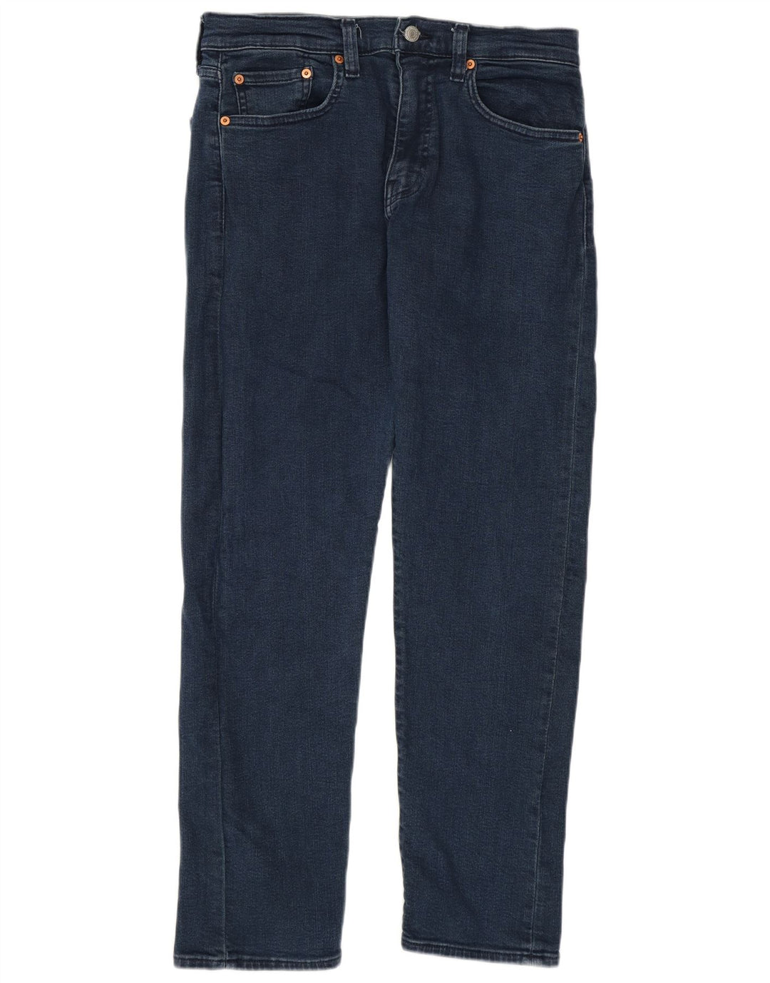 Мужские зауженные джинсы Levi's 502 W32 L30 синие, хлопок